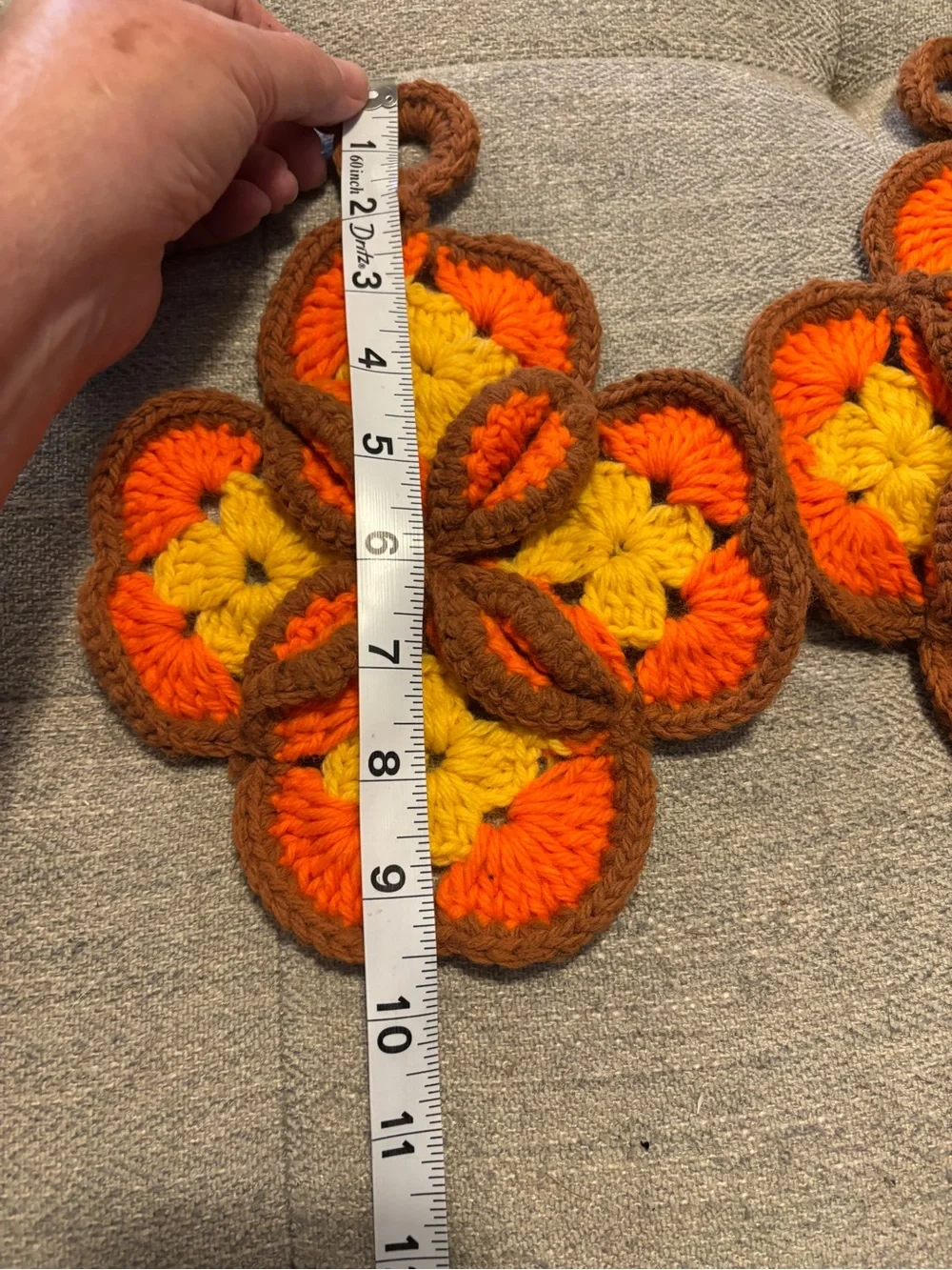 Vintage Crochet Handmade Hot Pads Estate Find